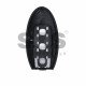 Key Shell (Smart) for Nissan Buttons:3 / Blade signature: NSN14 / (With Slot) / (With Logo)