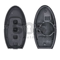 Key Shell (Smart) for Nissan Buttons:3+1 / Blade signature: NSN14 / (With Slot) / (With Logo)