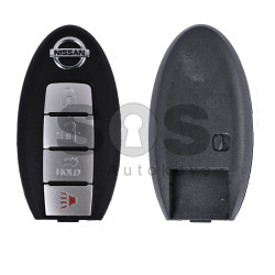 Key Shell (Smart) for Nissan Buttons:3+1 / Blade signature: NSN14 / (With Slot) / (With Logo)