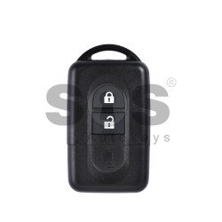 Key Shell (Smart) for Nissan Qashqai/Micra Buttons:2 / Blade signature: NSN14 / (With Blade)