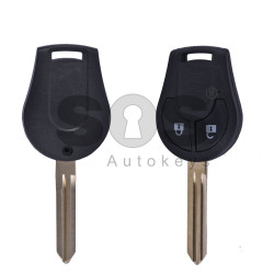 Key Shell (Regular) for Nissan Juke Buttons:2 / Blade signature: NSN14