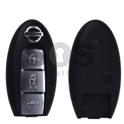 Key Shell (Smart) for Nissan Buttons:3 / Blade signature: NSN14 / (With Logo)