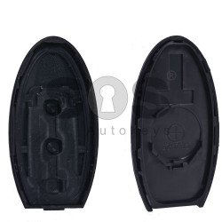 Key Shell (Smart) for Nissan Buttons:3 / Blade signature: NSN14 / (With Logo)