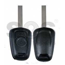 Key Shell (Regular) for Opel    Buttons:2 / Blade signature: HU100 / (Without Logo)