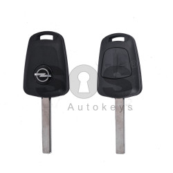 Key Shell (Regular) for Opel Astra/Corsa Buttons:2 / Blade signature: HU100 / (With Logo)
