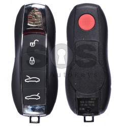 Key Shell (Smart) for Porsche Buttons:4+1 / Blade signature: HU66 / (With Logo)