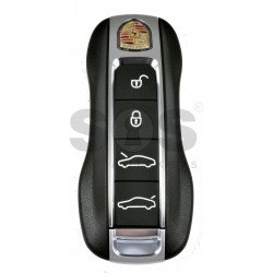 Key Shell (Smart) for Porsche Buttons:4 / Blade signature: HU66 / (With Logo) / With Blade