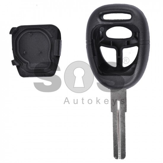 Key Shell (Regular) for SAAB Buttons:3 / Blade signature: YM27 Key Shell (Regular) for SAAB Buttons:3 / Blade signature: YM27