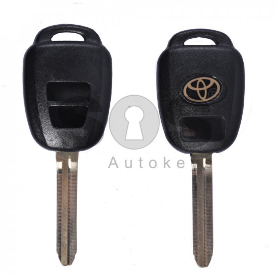 Key Shell (Regular) for Toy Buttons:2 / Blade signature: TOY43 / (With Logo)