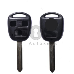 Key Shell (Regular) for Toyota Buttons:3 / Blade signature: TOY47 / (With Logo)