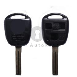 Key Shell (Regular) for Toyota Buttons:3 / Blade signature: TOY40 / (With Logo)