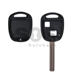 Key Shell (Regular) for Toyota Buttons:2 / Blade signature: TOY48 / (With Logo)