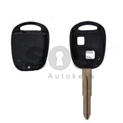 Key Shell (Regular) for Toyota Buttons:2 / Blade signature: TOY41 / (With Logo)
