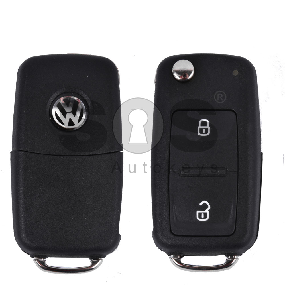 Key Shell (Flip) for VW UDS / Amarok Buttons:2 / Blade signature: HU66 ...