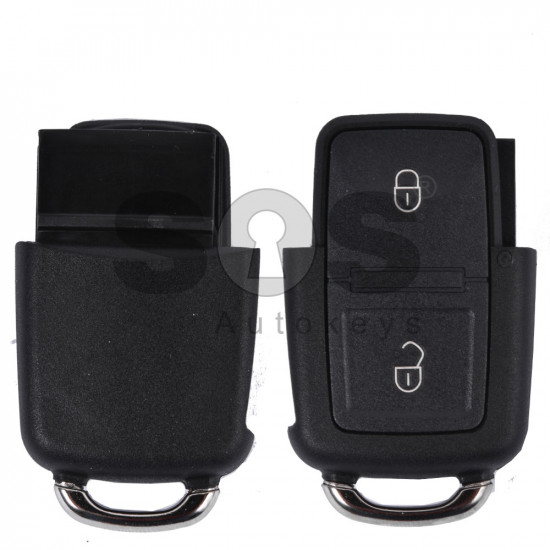 Key Shell (Back Part - Flip) for VW Buttons:2 / Blade signature: HU66 / (Square)