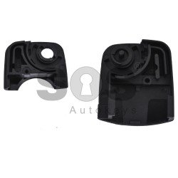 Key Shell (Front Part - Flip) for VW Blade signature: HU66 / (Round) / (With Logo) Key Shell (Front Part - Flip) for VW Blade signature: HU66 / (Round) / (With Logo)