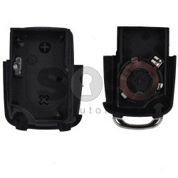 Key Shell (Back Part - Flip) for VW Buttons:2 / Blade signature: HU66 / (Square) Key Shell (Back Part - Flip) for VW Buttons:2 / Blade signature: HU66 / (Square)