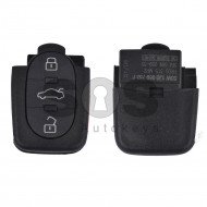 Key Shell (Back Part - Flip) for VAG Buttons:3+1 Panic / Blade signature: HU66 / Battery: 2032 / Part No: 50W1J0959753F / (Round)