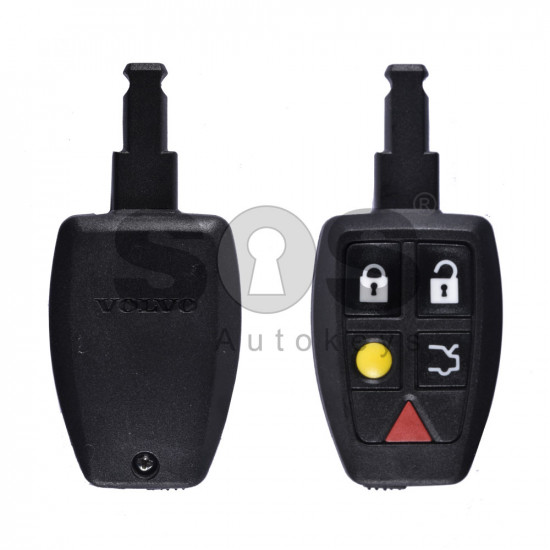 Key Shell (Smart) for Volvo (FISH) Buttons:5 / Blade signature: HU101 / (With Logo)