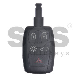 Key Shell (Smart) for Volvo Buttons:4+1P / Blade signature: HU101 / (With Logo) / (Newer Shape)