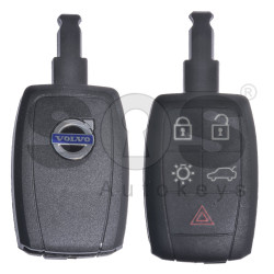Key Shell (Smart) for Volvo Buttons:4+1P / Blade signature: HU101 / (With Logo) / (Newer Shape)