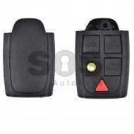Key Shell (Back Part - Flip) for Volvo Buttons:5 / Blade signature: TOY48 