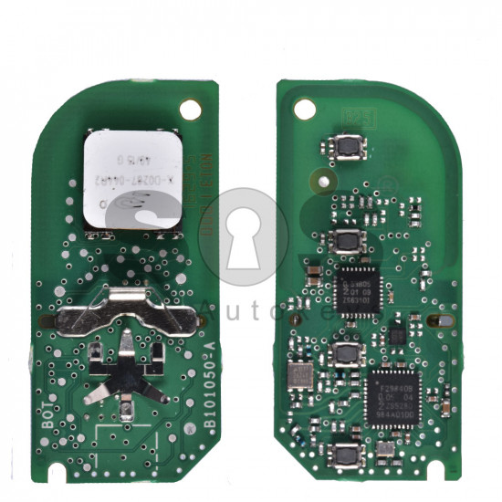 OEM Smart Key (PCB) for BMW G-Series Buttons:4 / Frequency:434 MHz / Transponder:PCF 7953 / Blade signature:HU100R / Immobiliser System:BDM / Keyless Go