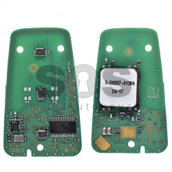 OEM Smart Key (PCB) for Citroen/Peugeot 2015+ Buttons:3 / Frequency:315 MHz / Transponder:HITAG 128-bit AES / Part No: 98381774ZD / 98 381 774 ZD / B10256-1 / ID:97866862 / Keyless Go