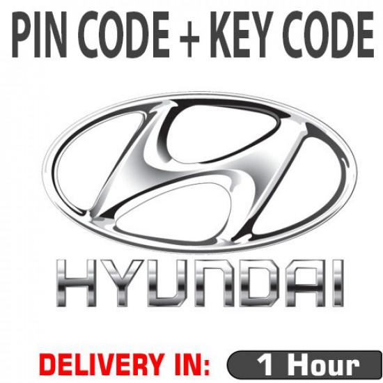 PIN CODE FOR HYUNDAI models 2020+
