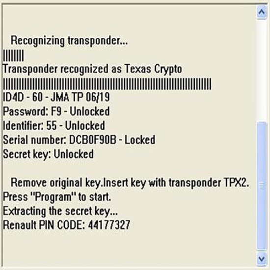 MODULE 65 Key copier 4D Texas Crypto keys to JMATPX2 or CN2/CN5 or YS-01 transponders
